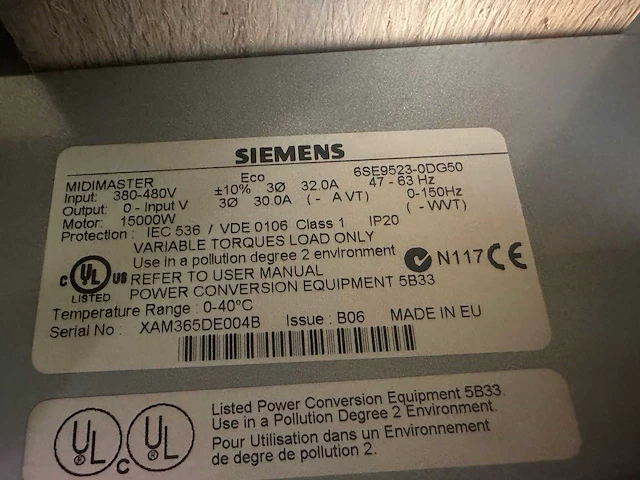 Siemens - 6se9523-0dg50 - frequentieregelaars 3x - afbeelding 5 van  5