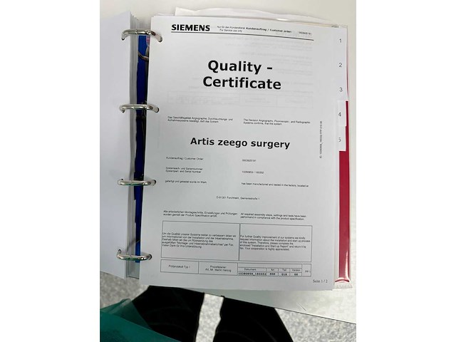 Siemens - artis zeego - robotic angiography system - 2010 - afbeelding 162 van  178