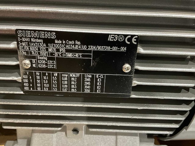 Siemens - elektromotor - afbeelding 10 van  10