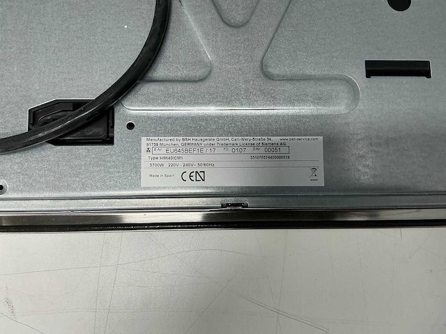 Siemens - eu645bef1e hmi40icm1 - kookplaat - afbeelding 4 van  12
