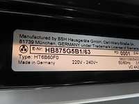 Siemens - hb875g5b1 - 4d oven (2x) - afbeelding 3 van  4