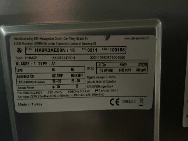Siemens - hi4mdf - gasfornuis met oven - afbeelding 10 van  10
