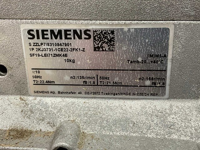 Siemens - ie2 - elektromotor - afbeelding 1 van  7
