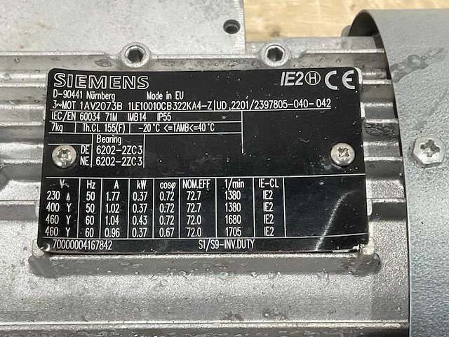 Siemens - ie2 - elektromotor - afbeelding 4 van  4