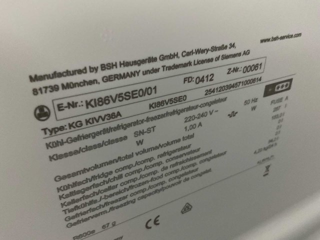 Siemens - kg kivv86a - koel/vriescombinatie - afbeelding 5 van  7