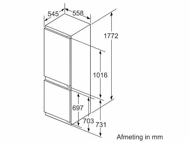 Siemens - ki86nhd30 - inbouw koelkast - afbeelding 2 van  4