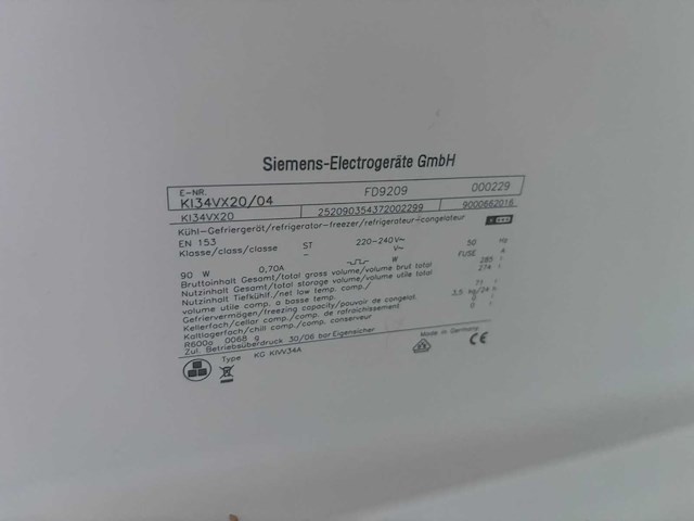 Siemens - koelkast - afbeelding 3 van  3