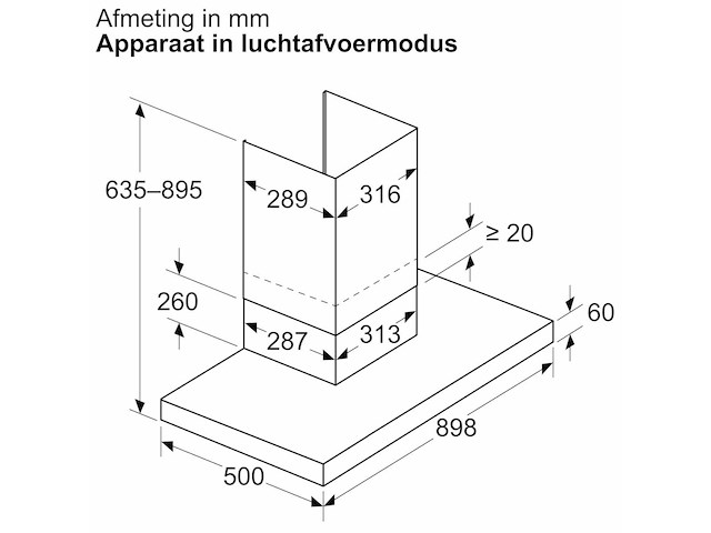 Siemens - lc97bdn65 - afzuigkap - afbeelding 3 van  5