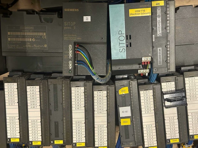 Siemens - partij simatic s7-300 plc-/i/o-modules, sitop voedingen & montagerails - afbeelding 14 van  15