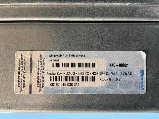 Siemens - simatic hmi ipc677c - panel pc - - afbeelding 7 van  8