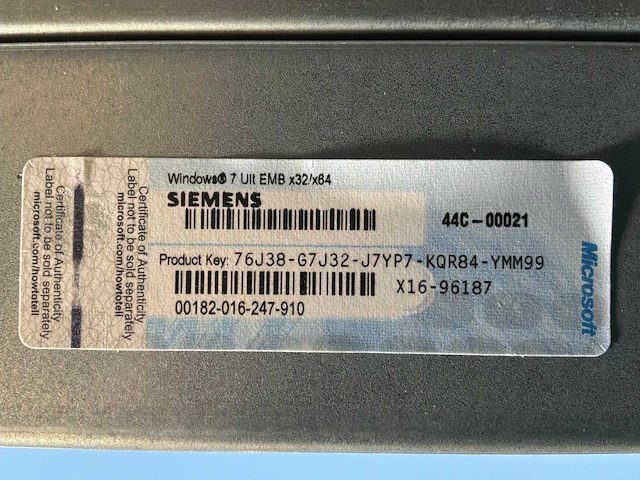 Siemens - simatic hmi ipc677c - panel pc - - afbeelding 7 van  8