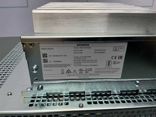 Siemens - simatic ipc677d - industrieel - afbeelding 2 van  2