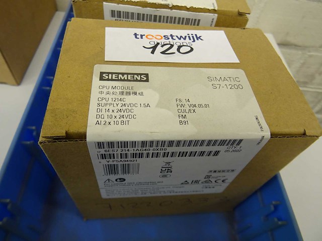 Siemens - simatic s7-1200 - cpu module (3x) - afbeelding 2 van  2