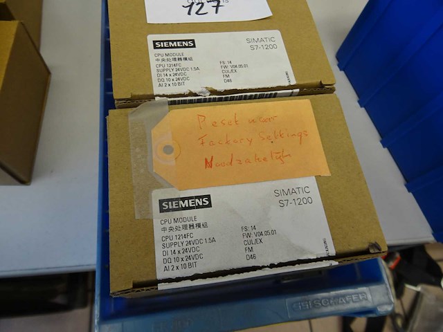 Siemens - simatic s7-1200 - cpu module (4x) - afbeelding 3 van  3