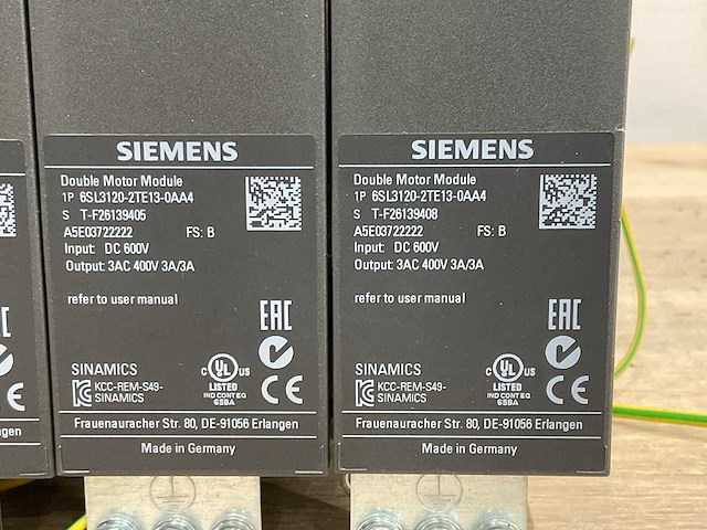 Siemens - sinamics - elektrisch onderdeel (5x) - afbeelding 12 van  12