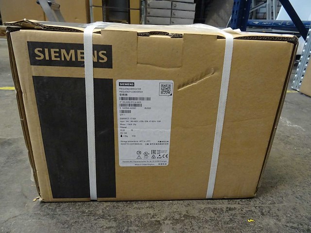 Siemens - sinamics g120x - 6sl3230-3ye14-0af0 - frequentieregelaar - afbeelding 2 van  3