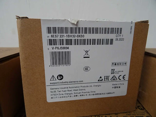 Siemens - sm1221 di 16x24vdc - 1p6es7221-1bh32-0xb0 - digitale input module (17x) - afbeelding 4 van  4