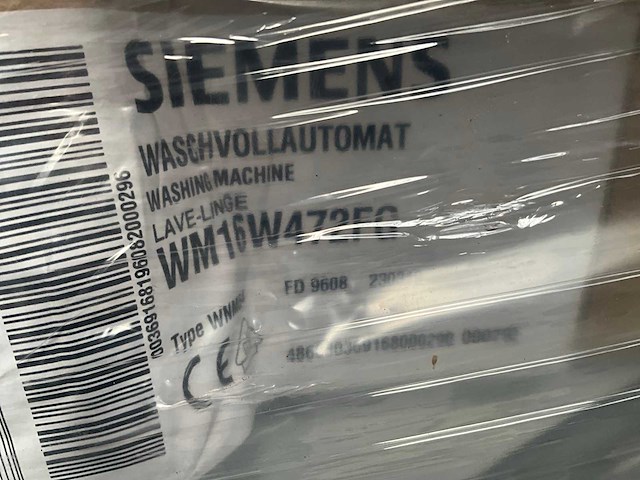 Siemens - vrijstaand 9 kg - wm16w472fg - wasmachine - afbeelding 5 van  5