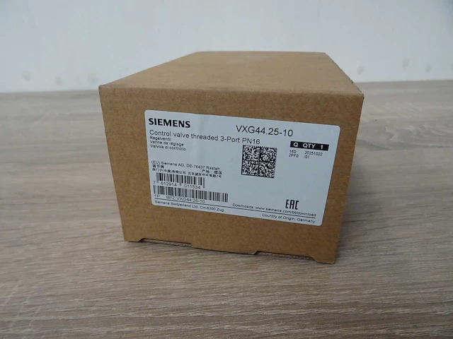 Siemens - vxg44.25-10 - driewegafsluiter - afbeelding 2 van  2
