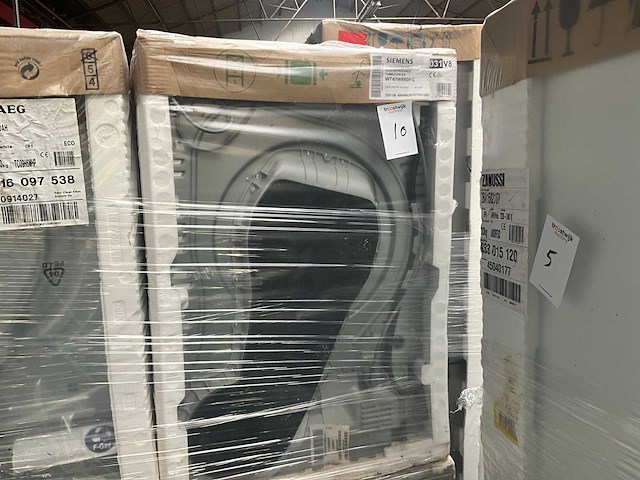 Siemens - wasdroger vrijstaand 8 kg - wt47w560fg - wasdroger - afbeelding 2 van  3