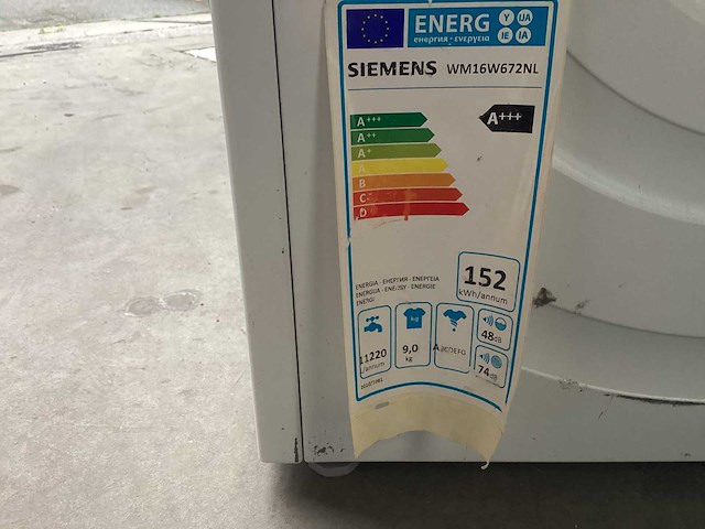Siemens - wm16w672nl - wasmachine - afbeelding 3 van  6