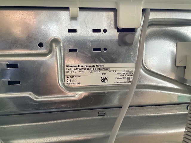 Siemens - wm16w672nl - wasmachine - afbeelding 4 van  6