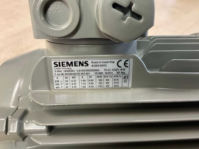 Siemens 1av2082c elektromotor - afbeelding 4 van  6