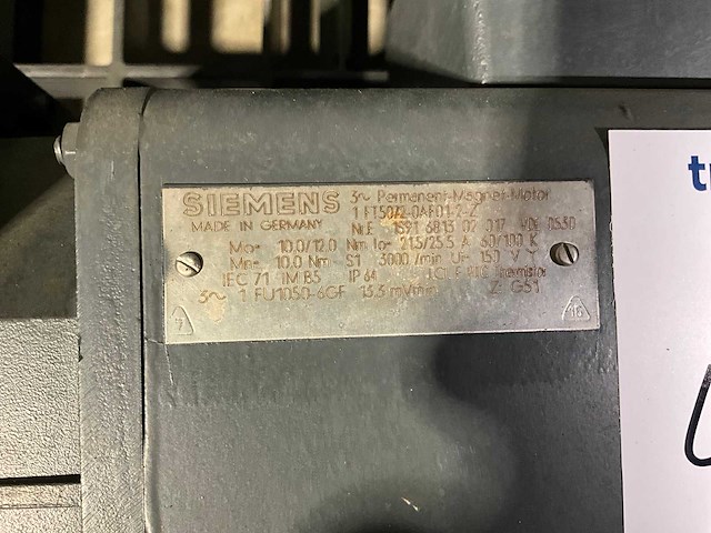 Siemens 1ft5072 servomotor - afbeelding 4 van  4