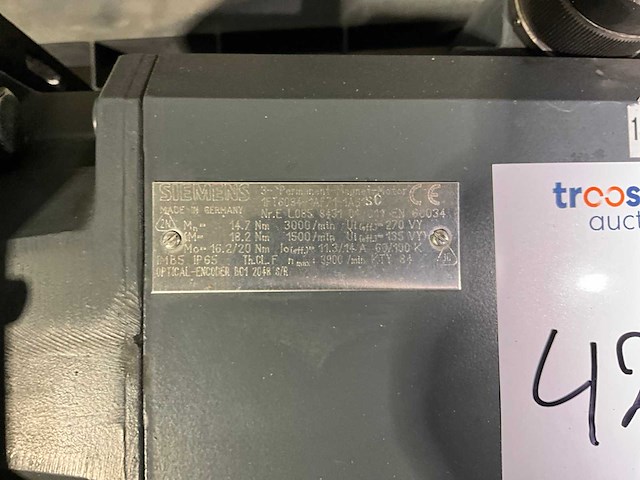 Siemens 1ft6084-1af71-1ag1 servomotor - afbeelding 4 van  4