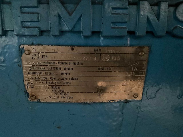 Siemens 1gm3459-8kz90-z gelijkstroommotor (dc-motor) - afbeelding 5 van  6