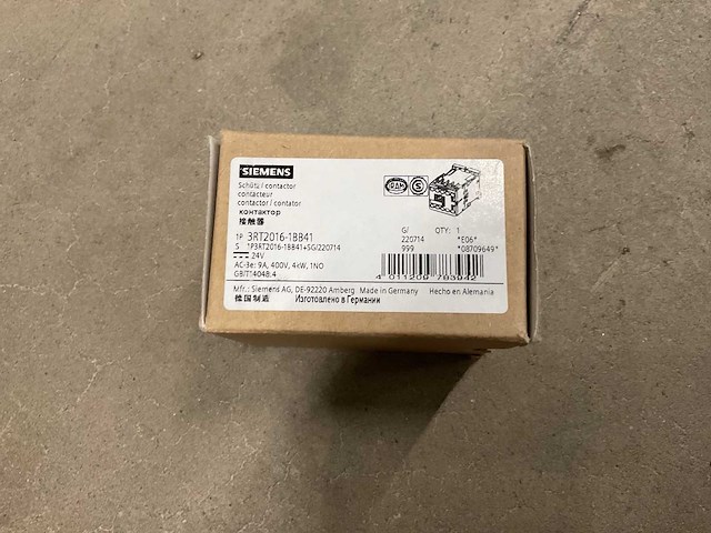 Siemens 3rt2016-1bb41 magneetschakelaar (26x) - afbeelding 2 van  2