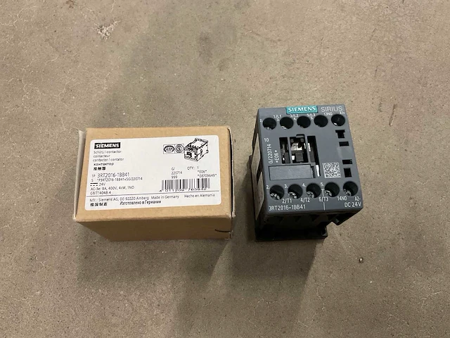 Siemens 3rt2016-1bb41 magneetschakelaar (26x) - afbeelding 1 van  2