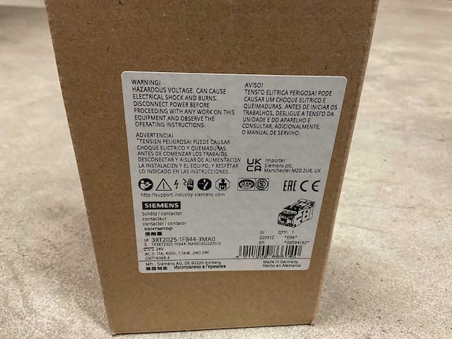 Siemens 3rt2025-1fb44-3ma0 magneetschakelaar - afbeelding 3 van  3