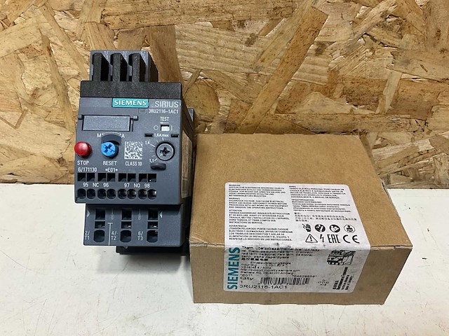 Siemens 3ru2116-1ac1 thermische overbelastingsrelai (5x) - afbeelding 1 van  5