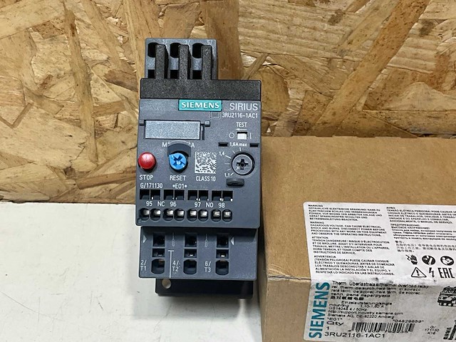 Siemens 3ru2116-1ac1 thermische overbelastingsrelai (5x) - afbeelding 2 van  5