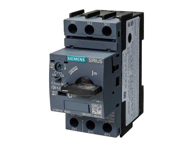 Siemens 3rv2011-0da10 vermogensschakelaar (2x) - afbeelding 1 van  2