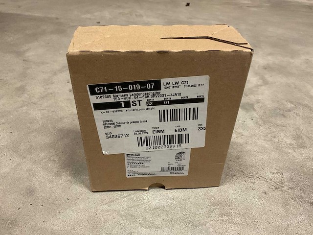 Siemens 3rv2031-4ja10 motorbeveiligingsschakelaar - afbeelding 2 van  3