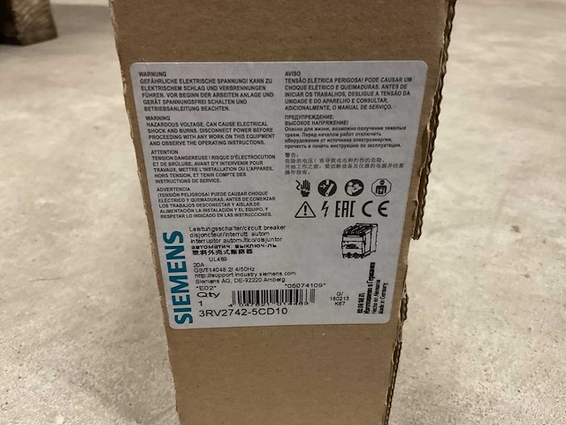 Siemens 3rv2742-5cd10 vermogensschakelaar - afbeelding 3 van  3