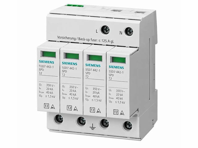 Siemens 5sd7464-0 overspanningsbeveiliging - afbeelding 1 van  3