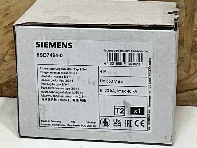 Siemens 5sd74640 overspanningsbeveiliging 4p in 20ka - afbeelding 3 van  4