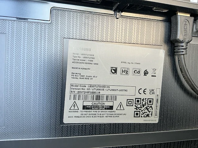 Siemens 65” tv - afbeelding 4 van  4