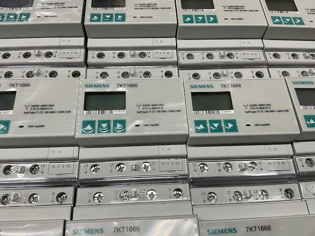 Siemens 7kt1666 kwh meter (30x) - afbeelding 3 van  6