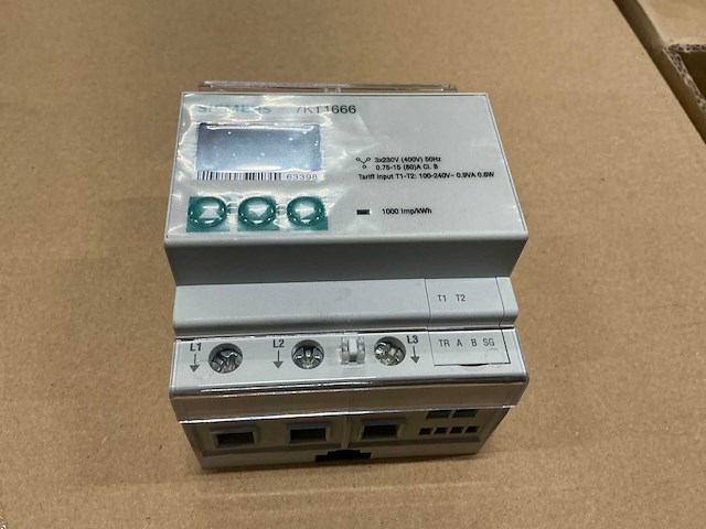 Siemens 7kt1666 laadpaal en energiedistributie kwh meter (1680x) - afbeelding 3 van  6