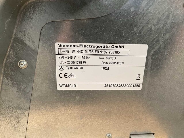 Siemens c 44-10 wasdroger (2x) - afbeelding 8 van  10