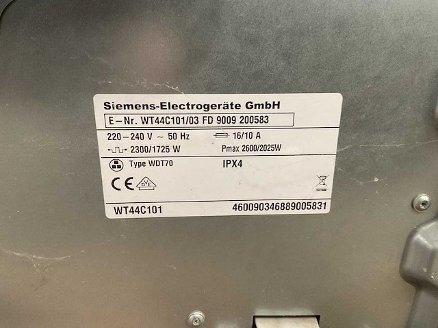 Siemens c 44-10 wasdroger (2x) - afbeelding 6 van  9
