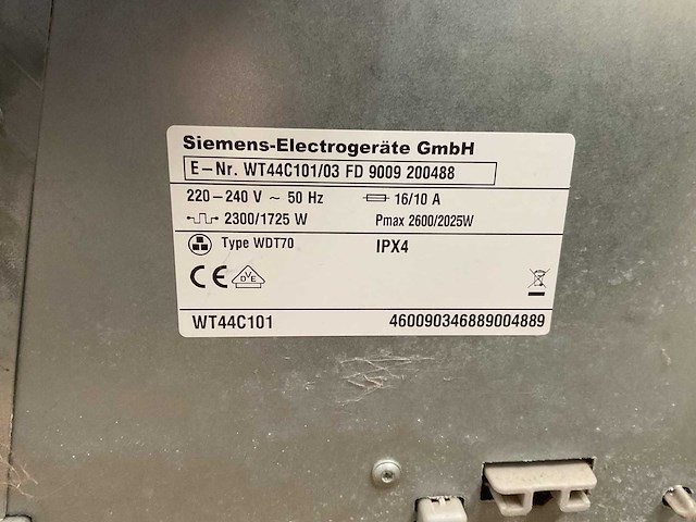 Siemens c 44-10 wasdroger (2x) - afbeelding 1 van  11