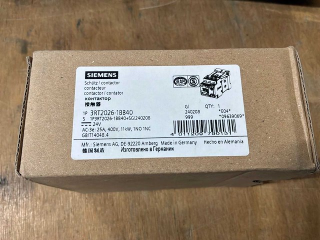 Siemens click and go 3rt2 magneetschakelaar (2x) - afbeelding 4 van  5