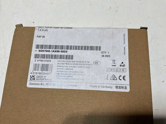 Siemens cm1543-1 communicatiemodule ethernet - afbeelding 3 van  4