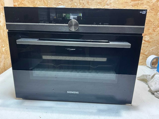 Siemens cs856gnb combi stoomoven - afbeelding 1 van  7