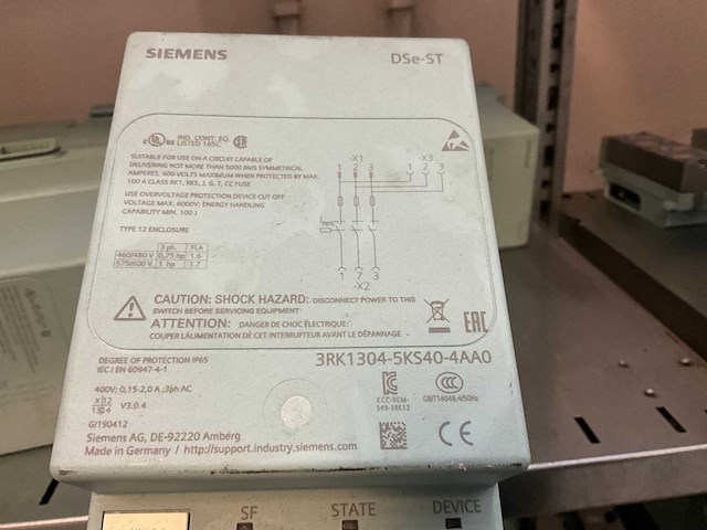 Siemens dse-st industriële softstarter / motorstarter (10x) - afbeelding 5 van  5